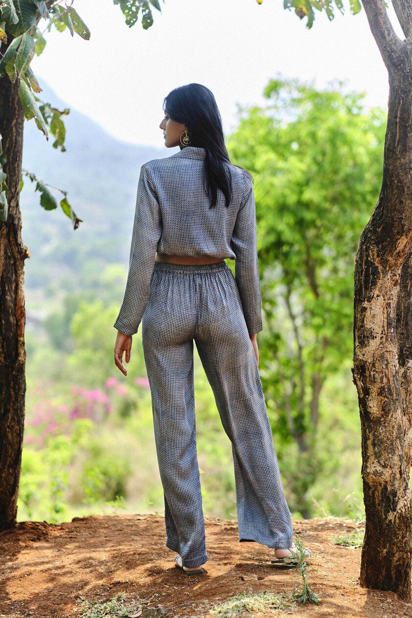 Lakeside Crop Coord - Indigo, Indigo Blue, image 3